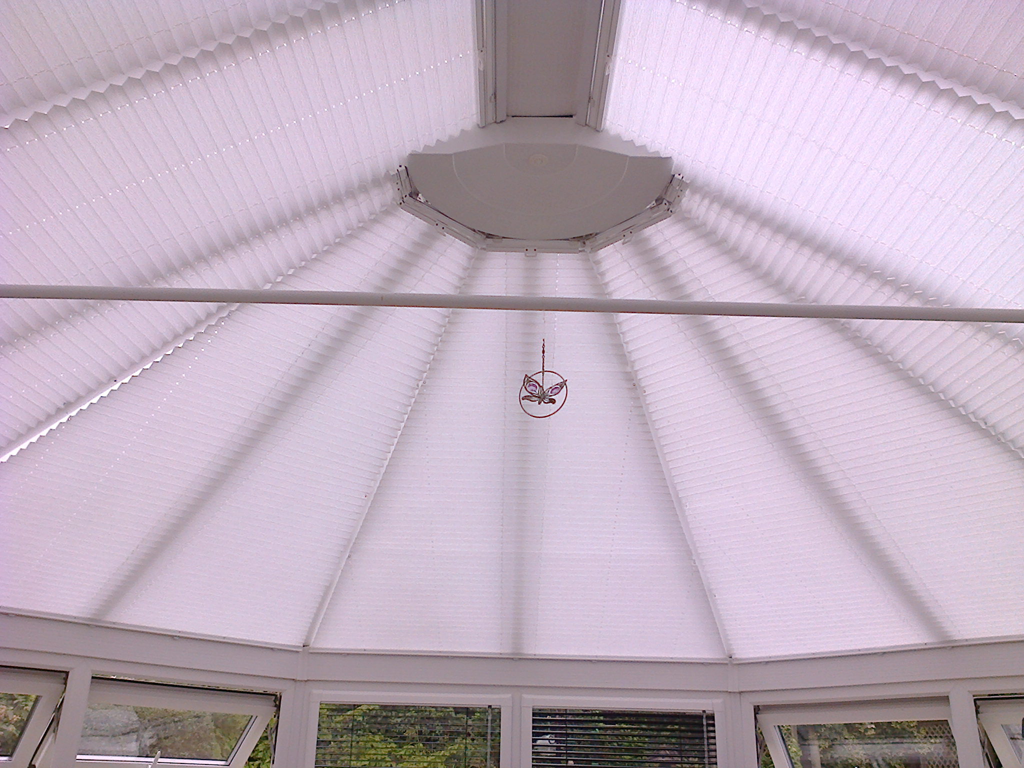 Supply and Fit Conservatory Roof Pleated Shades (Domestic)