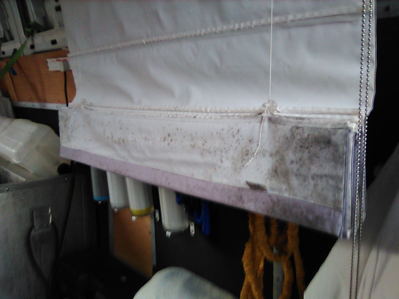 Roman Blind Clean Domestic (Before)