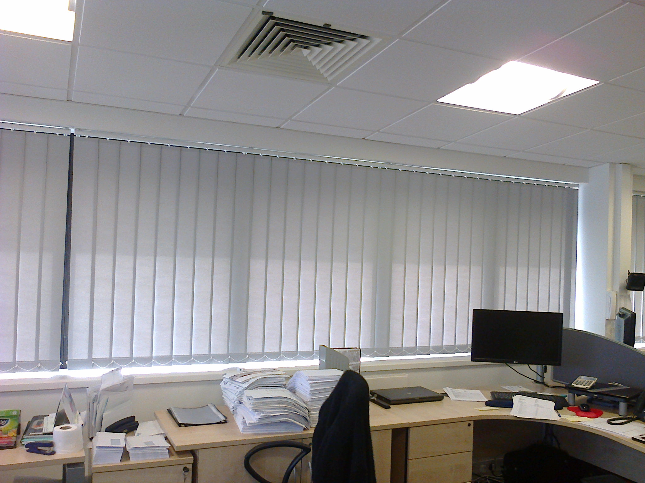 Supply and Fit Office Vertical blinds (Commercial)