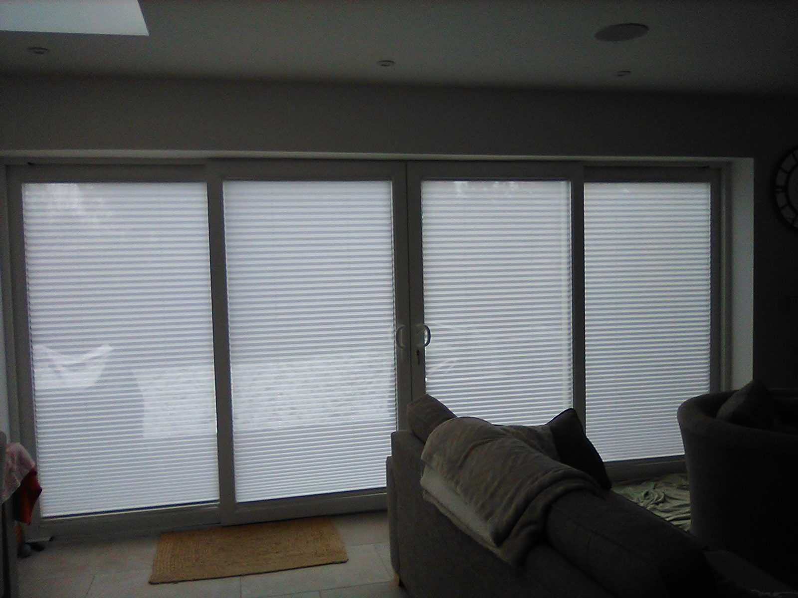 Supply and Fit Click Fit Pleated Shades to Sliding Patio Doors (Domestic)