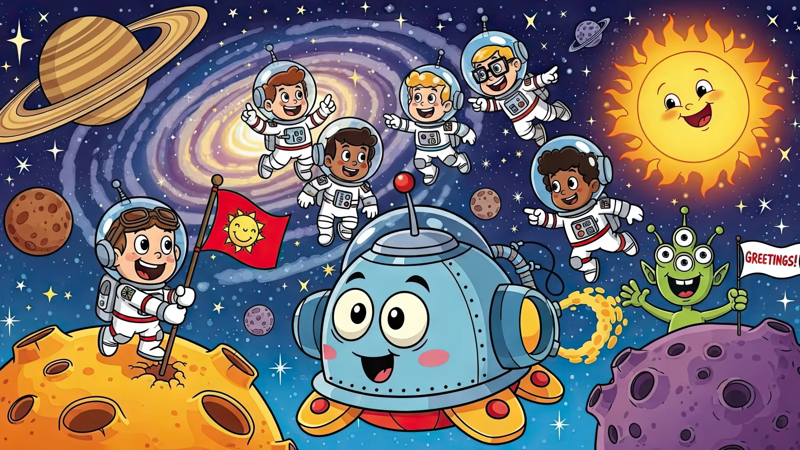 Children playing instruments