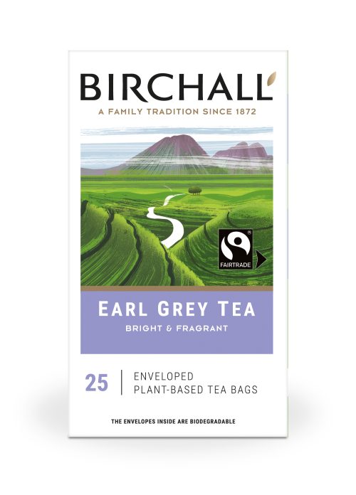 BIRCHALL EARL GREY TEA - 25 ENVELOPED PLANT-BASED TEA BAGS - Taste ...