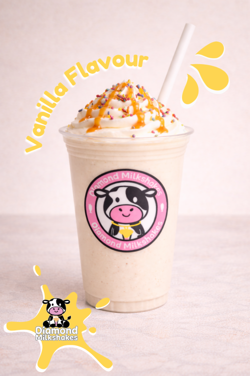 Diamond Instant Milkshake Powder - 1.8KG Tub - Vanilla Flavour - Taste ...